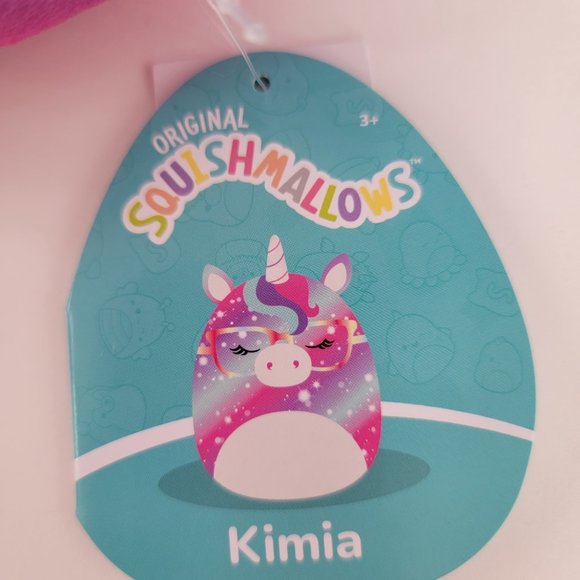 KIMIA Squishmallow - The Galaxy Unicorn with Glasses, 5" very round, NWT - Picture 3 of 6